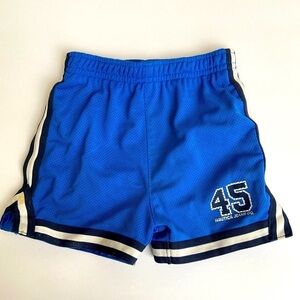 Nautica Jeans 12-18 Months Mesh Blue Athletic Shorts with Elastic Waist